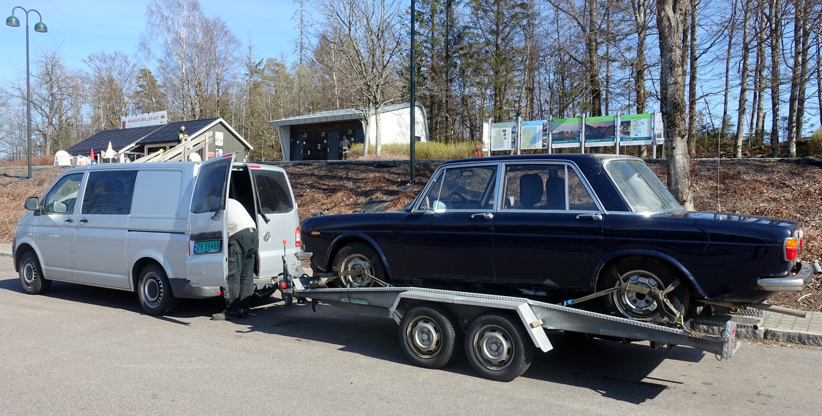 1973 Lancia 2000 berlina, henting i Vestfold