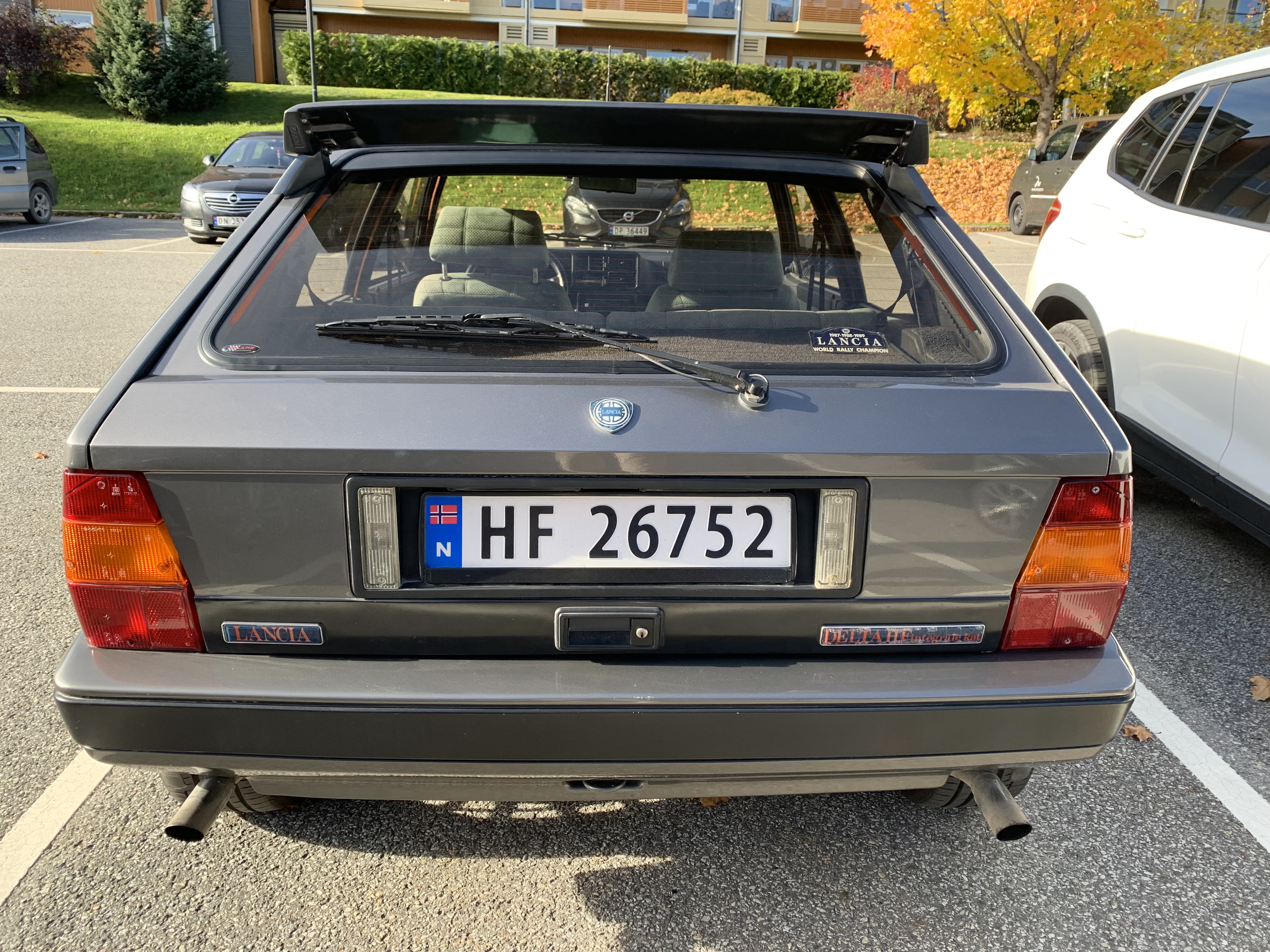 1991 Lancia Delta integrale 8v kat: hekk